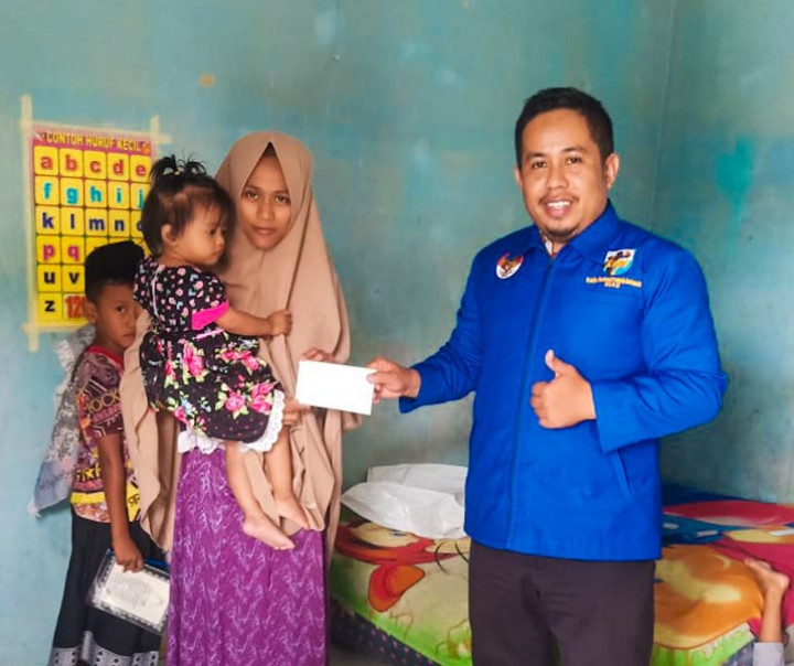 KNPI Bernas Riau Peduli Salurkan Bantuan ke Kaum Duafa di Pekanbaru
