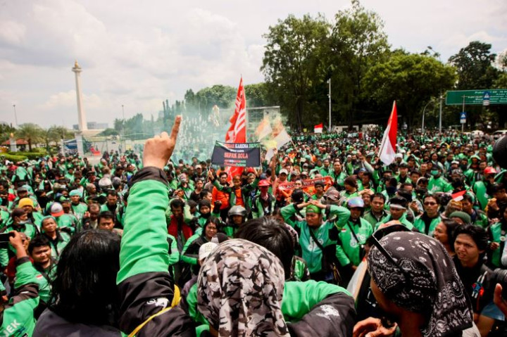 Ribuan Pengemudi dan Kurir Online Turun ke Jalan, Tuntut Kebijakan Lebih Adil dari Pemerintah