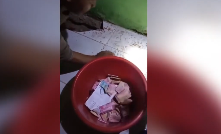 The Real Tikus Koruptor, Tikus Diduga Simpan Uang Rp22 Juta Milik Petani di Kuto Kertosono