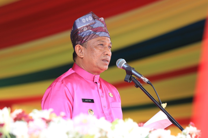 Upacara Peringatan Hari Jadi Kabupetan Rokan Hulu Ke-26 Berlangsung Khidmat