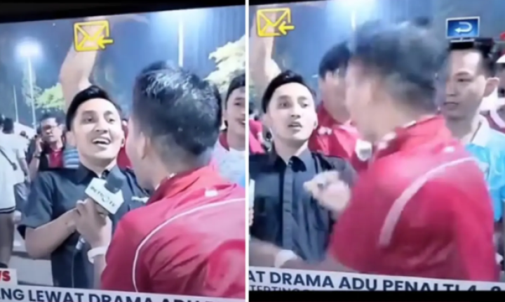 Viral! Suporter Timnas Tiba-tiba Teriak 
