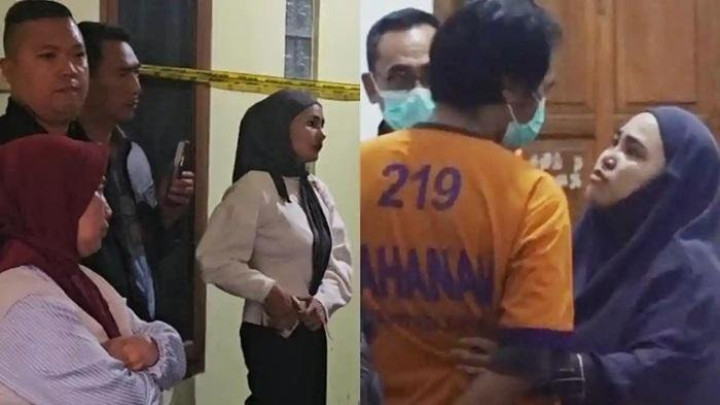 Istri Sah Peluk Dwi Bagus, Tersangka Pembunuhan Dini Hardiyanti dan Anaknya di Madiun